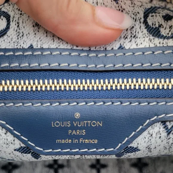 ❌❌ SOLD ❌❌ Monogram Jacquard Denim 25 Speedy Bandouliere Navy Blue - **RARE** - Picture 2 of 16